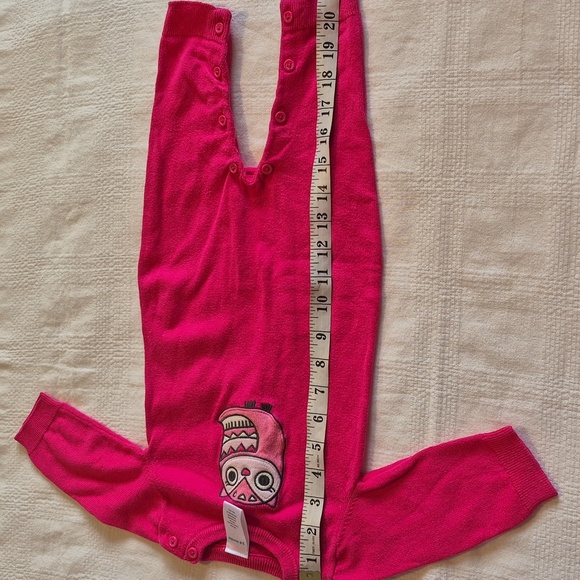 Gymboree girls 3-6 months pink girls knit jumpsuit VGUC - Picture 5 of 8